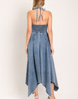 Sweet Embrace Denim Midi Dress