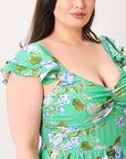 Fresh Blossom Woven Maxi Dress