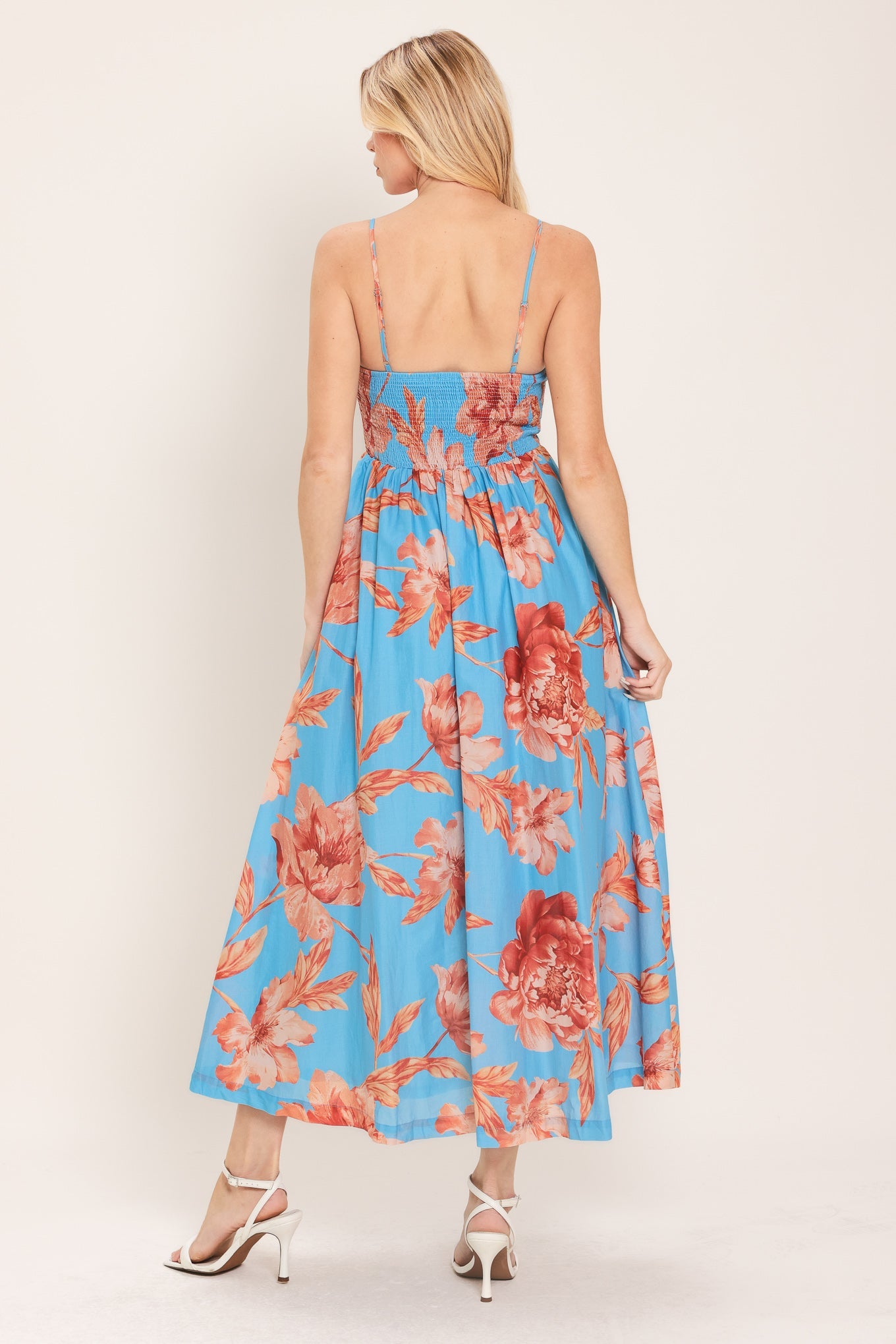 Flying Tomato Lagoon Romance Woven Midi Dress