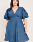 Soft Girl Denim Mini Dress