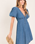 Soft Girl Denim Mini Dress
