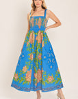Flying Tomato Springtime in Paris Woven Midi Dress