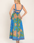 Flying Tomato Springtime in Paris Woven Midi Dress