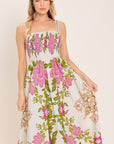Flying Tomato Springtime in Paris Woven Midi Dress