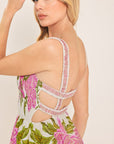 Flying Tomato Springtime in Paris Woven Midi Dress