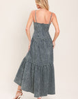 Easygoing Romance Midi Denim Dress