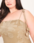 Flying Tomato Sandy Bloom Floral Woven Lace Midi Dress