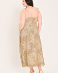 Flying Tomato Sandy Bloom Floral Woven Lace Midi Dress