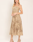 Flying Tomato Sandy Bloom Floral Woven Lace Midi Dress