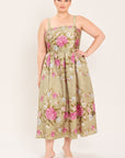 Flying Tomato | Peony Garden Floral Midi Dress