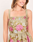 Flying Tomato | Peony Garden Floral Midi Dress