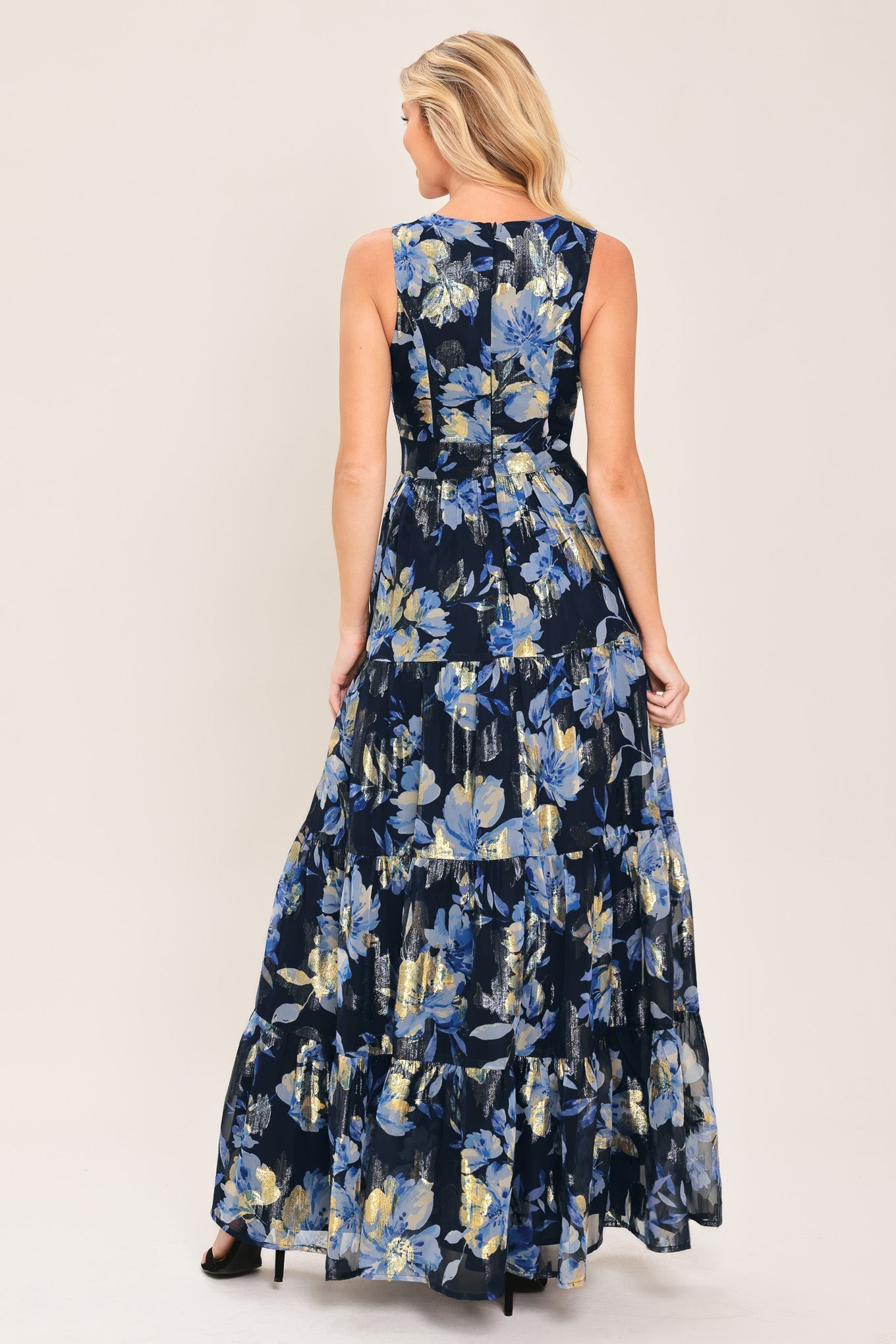 Flying Tomato Floral Evening Woven Maxi Dress