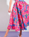 Flying Tomato Sweet Vision Woven Midi Skirt