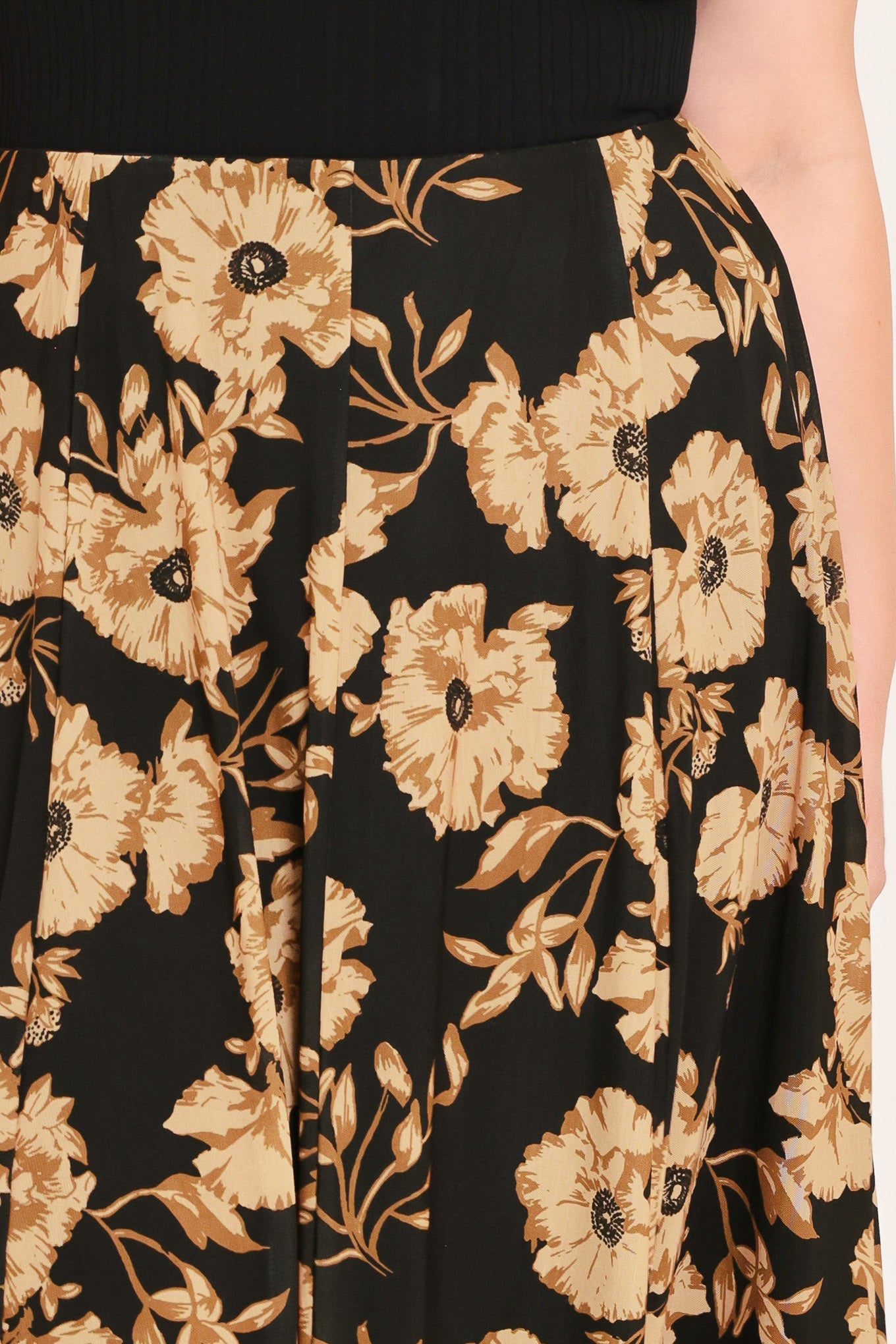 Flying Tomato | Earthen Floral Full Maxi Skirt
