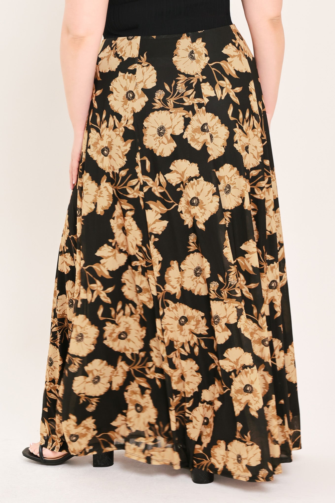 Flying Tomato | Earthen Floral Full Maxi Skirt