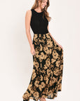 Flying Tomato | Earthen Floral Full Maxi Skirt