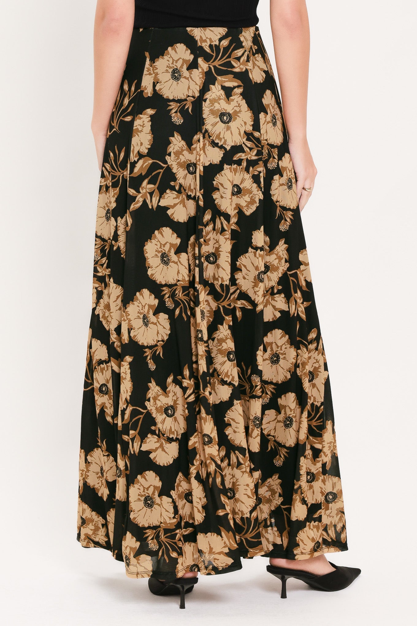 Flying Tomato | Earthen Floral Full Maxi Skirt