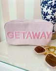 Getaway Large - Pink Stripe - My Pampered Life Seattle