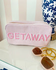 Getaway Large - Pink Stripe - My Pampered Life Seattle