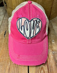 Love Hat on Pink