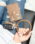 Key Ring Wallet Bracelet