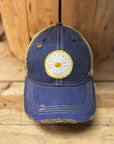 Daisy Distressed Mesh Snapback Baseball Cap - My Pampered Life Seattle