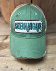 Shenanigans Distressed Mesh Snapback Baseball Cap - My Pampered Life Seattle
