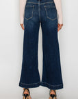 Artemis Vintage |High Rise Cropped Palazzo Jeans - My Pampered Life Seattle