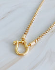 Luxe Pendant Box Chain Necklace