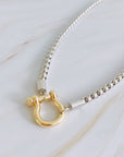 Luxe Pendant Box Chain Necklace