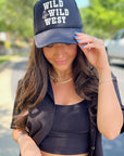 Wild Wild West Black Trucker Hat