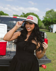 'Merican Mamacita - Leopard Vintage Trucker Hat - My Pampered Life Seattle