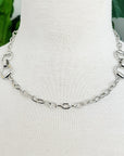 Double Equestrian Chain Necklace