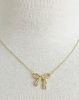 Simply Shine Bow Necklace