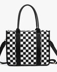 Dallas Checkered Tote