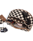Kaylee Mixed Media Double Zip Crossbody Sling Bag