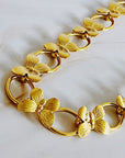 Vintage Butterfly Linked Necklace
