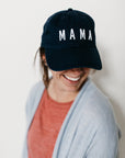 Navy Blue Mama Hat