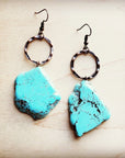 Blue Turquoise Chunky Earrings