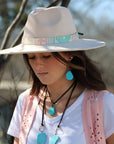Blue Turquoise Chunky Earrings