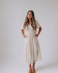 Tayla Dress in Ivory Cream