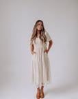 Tayla Dress in Ivory Cream