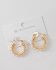 Angel Of The Sea Hoop Earrings WATERPROOF