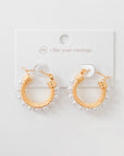 Angel Of The Sea Hoop Earrings WATERPROOF