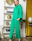 Farrah French Scuba Pearl Pant