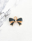 Black or White Bow Charm