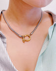 Luxe Pendant Box Chain Necklace