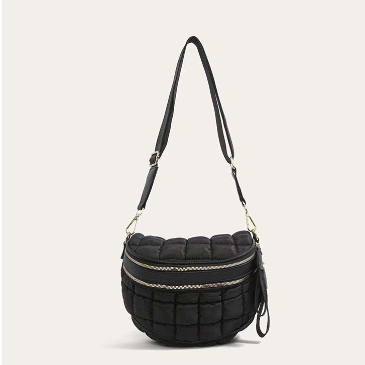 Jaya Quilted Puffer Crossbody Sling Bag