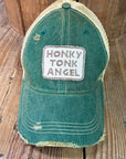 Honky Tonk Angel on Green Hat