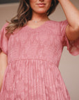 Tayla Dress in Mauve